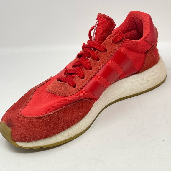 Adidas I-5923 Shoes Mens 8 Red Gum Soles Mesh Suede Running Sneakers D97346 - Picture 10 of 16